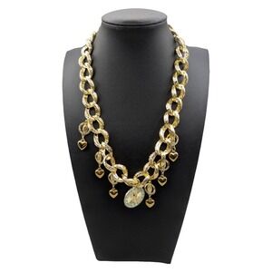 Phoebe's Gold Tone Miraculous Virgin Necklace Chain Necklace 17" Religious